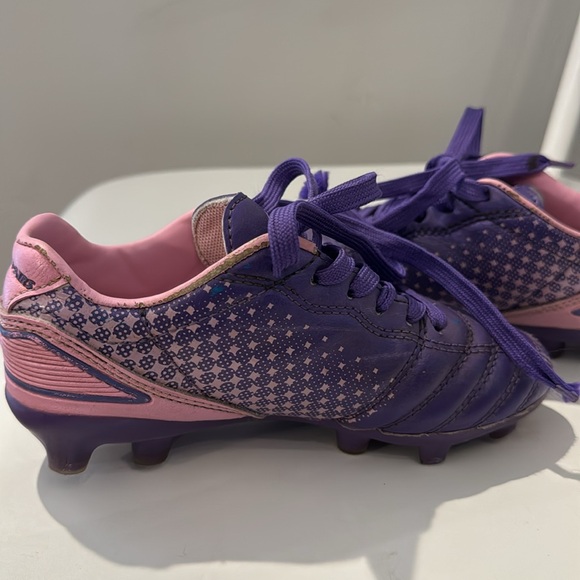 Dream Pairs Superflight 1K Girls Purple/Pink Soccer Cleats - Toddler Size 11 - Picture 11 of 12
